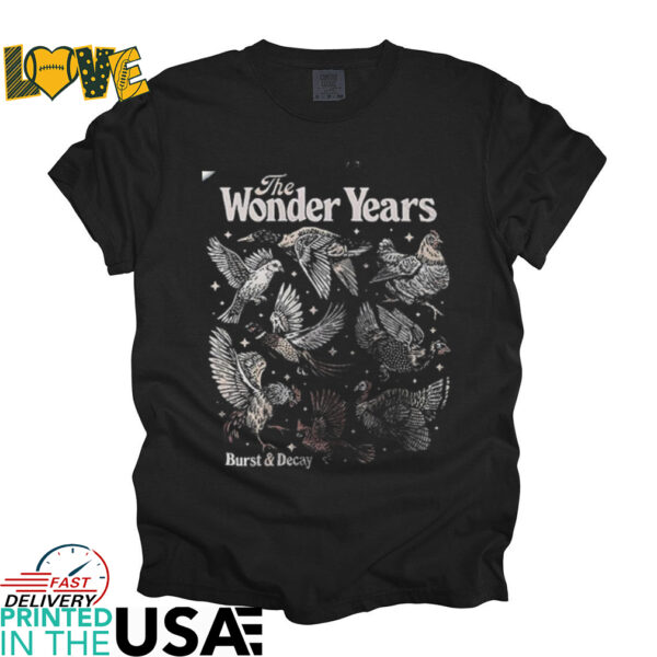 Loneliest place on earth the wonder years bird collage shirt