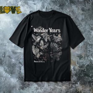 Loneliest place on earth the wonder years bird collage shirt