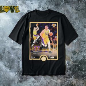 Luka Doncic first game Los Angeles Lakers signature shirt