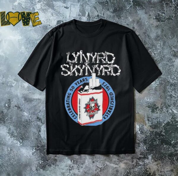 Lynyrd Skynyrd Smokes Celebrating 50 Years Est 1973 2024 Tour T Shirts