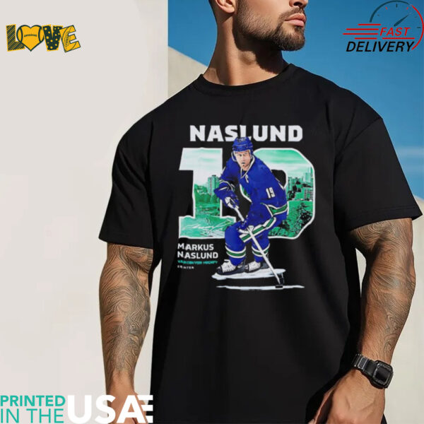 Markus Naslund throwback Vancouver hockey shirt