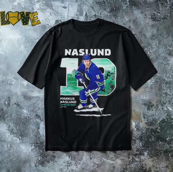 Markus Naslund throwback Vancouver hockey shirt