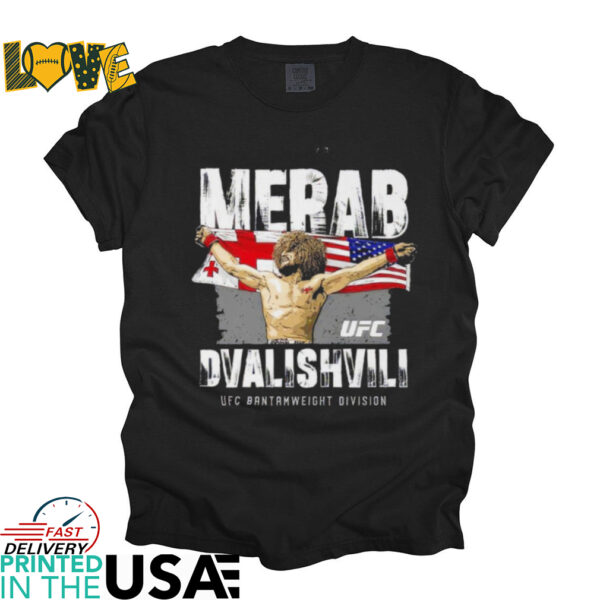 Merab Dvalishvili UFC Bamtamweight division Georgia flag shirt