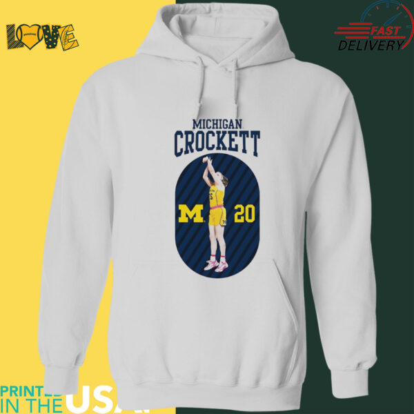 Michigan NIL Alyssa Crockett #20 shirt