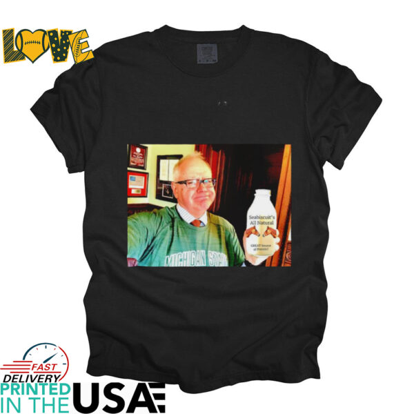 Minnesota Governor Tim Walz drink horse semen meme shirt