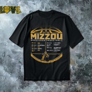 Mizzou Tigers Champion Wheelchair Basketball Schedule Shirt