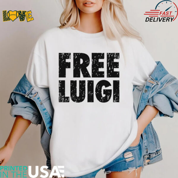 New Free Luigi T Shirt