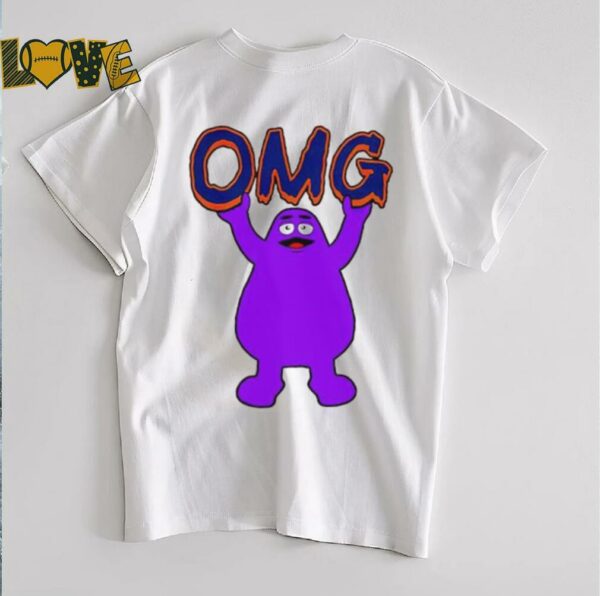 New York Mets OMG X Grimace mascot shirt