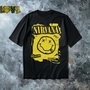 Nirvana Come As U Are Smells Like Teen Spirit Smiley 1987 T shirts