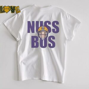 Nuss Bus Garrett Nussmeier LSU Tigers football shirt