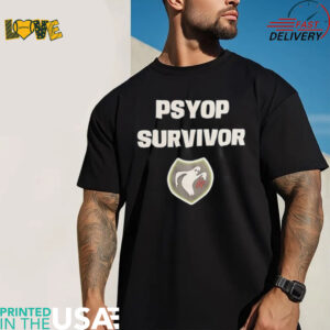 Psyop survivor Army ghost logo shirt