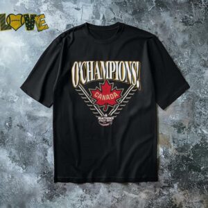 Official Canada 2025 4 Nations Face Off Champions Hometown T Shirt