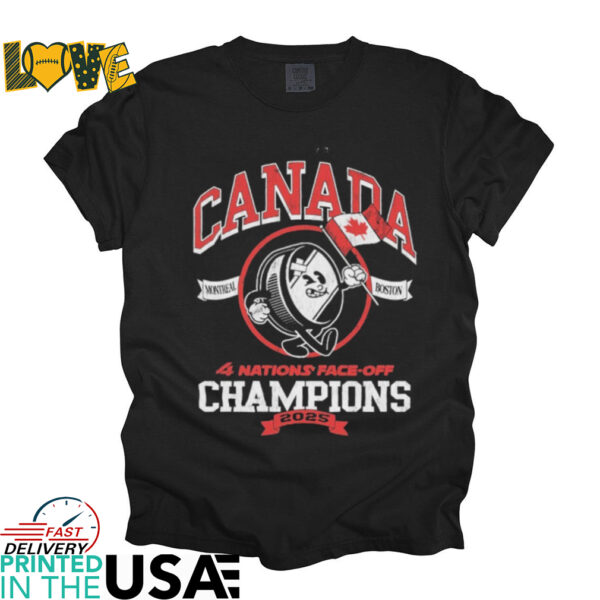 Official Canada 4 Nations Champions Shirt