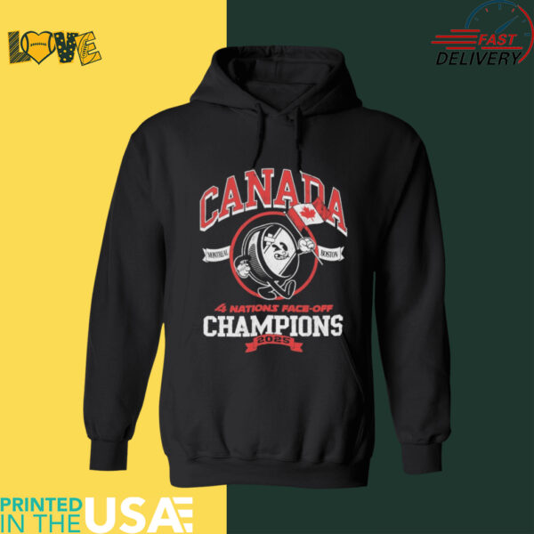 Official Canada 4 Nations Champions Shirt