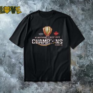 Official Canada Hockey NHL 4 Nations 2025 Champions Celebration Shirt