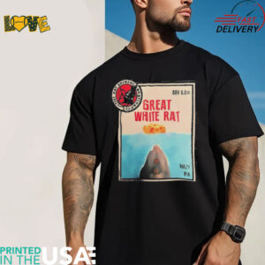 The rat brewery great white rat style Jaws shirt