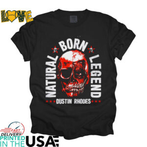 WWE Natural Born Legend Dustin Rhodes skull shirt