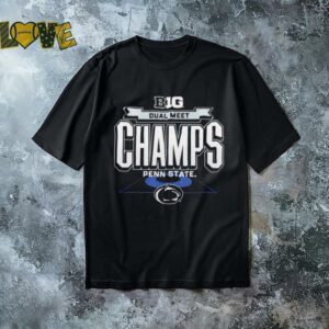 Penn State Nittany Lions 2025 Big Ten Wrestling Dual Meet Champions shirt