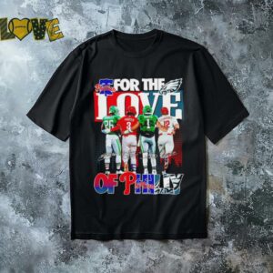 Phillies and Eagles for the love of Philly players shirt