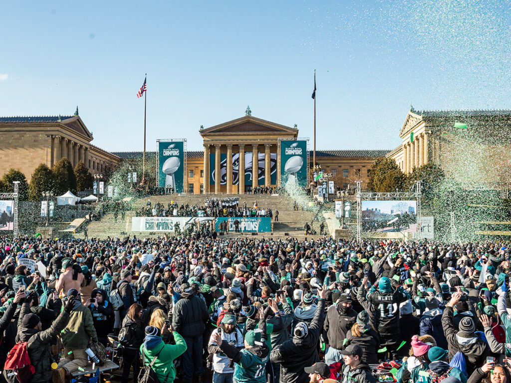 Phillys Super Bowl Parade A Retro Bowl Sized Celebration