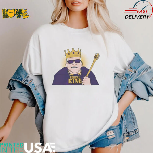 Portal king LSU Tigers shirt