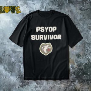 Psyop survivor Army ghost logo shirt