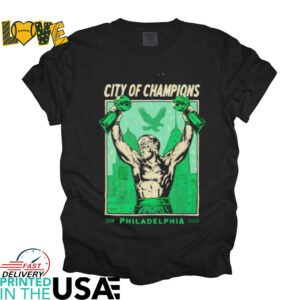 Philadelphia Eagles City of Champions Rocky Trophies shirt