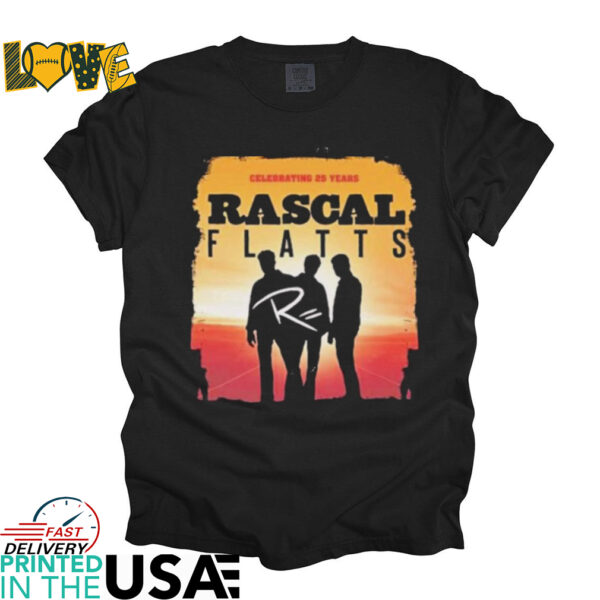 Rascal Flatts Life Is A Highway Tour 2025 Celebrating 25 Years T shirts