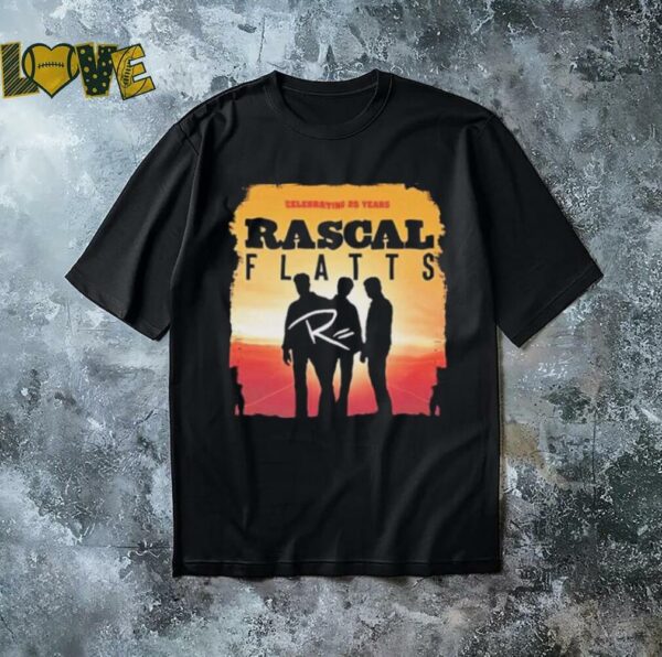 Rascal Flatts Life Is A Highway Tour 2025 Celebrating 25 Years T shirts