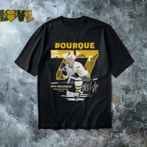 Ray Bourque #77 Boston Bruins Hockey throwback signature shirt