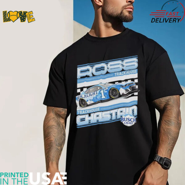 Ross Chastain Trackhouse Racing Team Collection Busch Light Car shirt