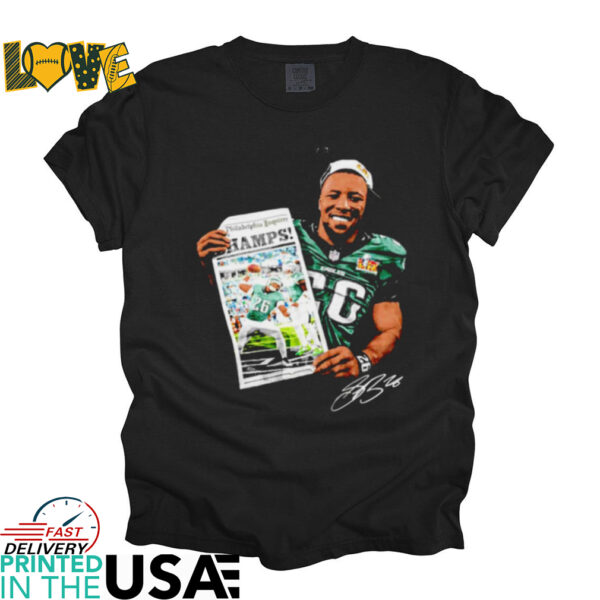 Saquon Barkley SB Philadelphia Eagles MVP NFL Signature shirt