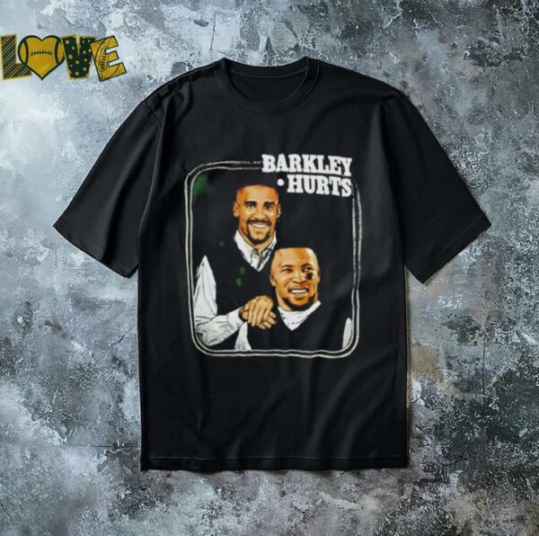 Saquon Barkley and Jalen Hurts Step Brothers Philadelphia Eagles Super Bowl LIX Champions shirt