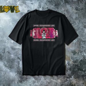 Serial experiments lain comic shirt