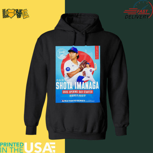 Shota Imanaga Chicago Cubs 2025 Opening Day Starter shirt