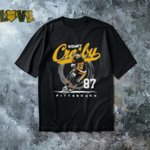 Sidney Crosby #87 Pittsburgh Penguins Hockey brush shirt