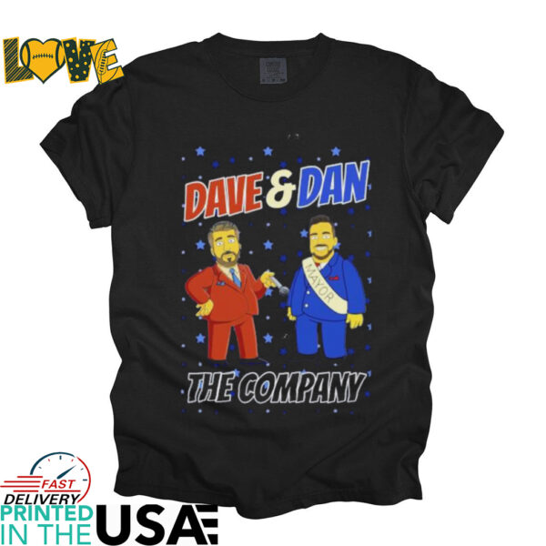 Simpson x Dave and Dan the company shirt