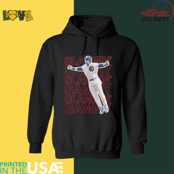 Slammin Sammy Sosa Chicago Cubs baseball shirt