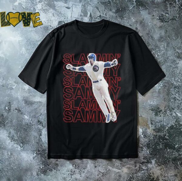 Slammin Sammy Sosa Chicago Cubs baseball shirt