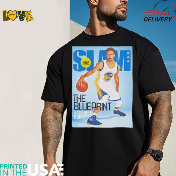 Stephen Curry the blueprint Slam 193 shirt