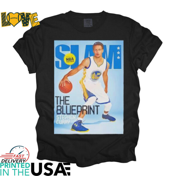 Stephen Curry the blueprint Slam 193 shirt