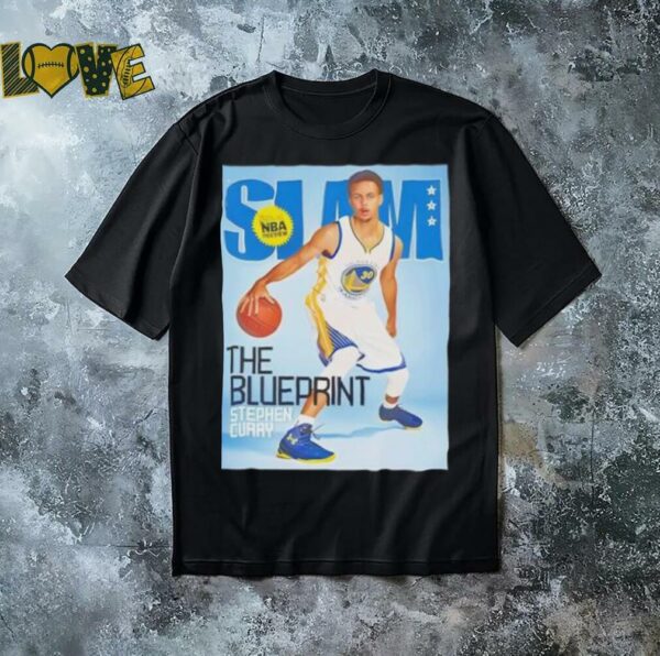 Stephen Curry the blueprint Slam 193 shirt