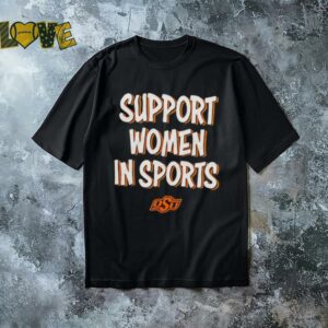 Support women in sports Oklahoma State Cowboys logo shirt