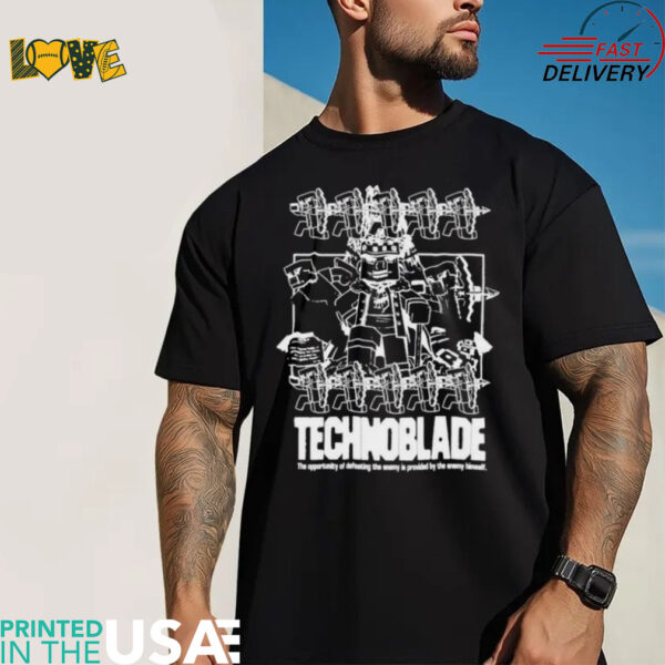 Technoblade The Opportunity Of Defeating The Enemy Is Provided By The Enemy Himself Neeerds T shirts