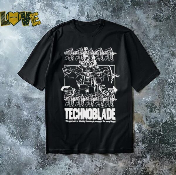 Technoblade The Opportunity Of Defeating The Enemy Is Provided By The Enemy Himself Neeerds T shirts