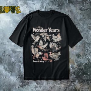 The Wonder Years Burst And Decay Bird Collage T shirts