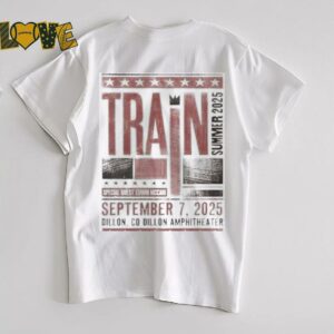 Train Summer Tour 2025 Edwin Mccain T shirts