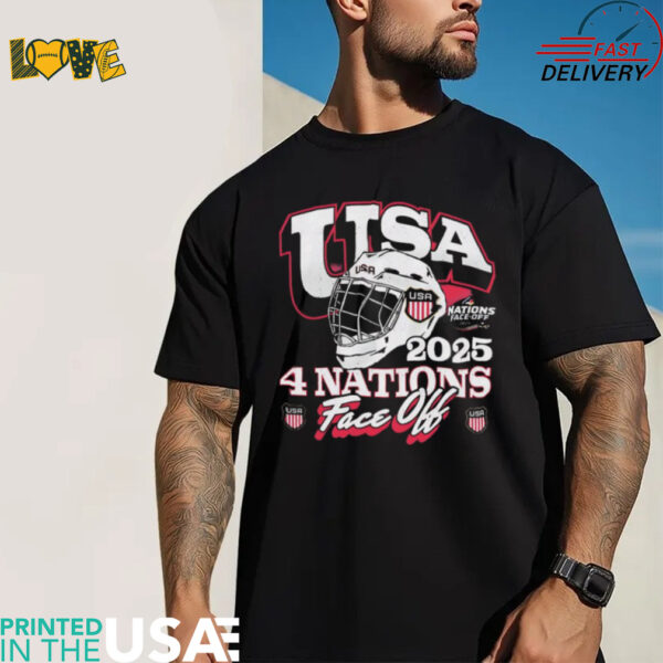 USA 2025 4 Nations Face Off shirt