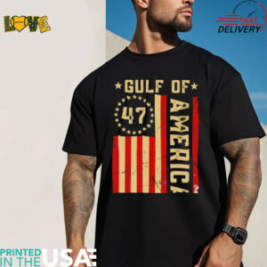 Gulf of America flag Trump 47th president shirt