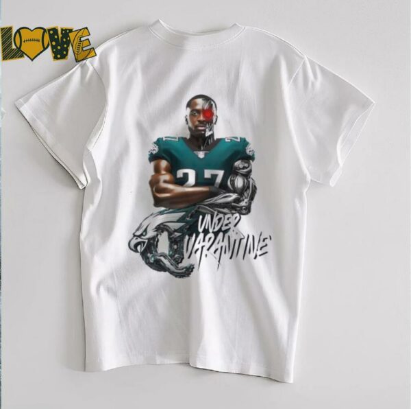 Under Quarantine Quinyon Mitchell Philadelphia Eagles football shirt